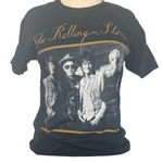 The Rolling Stones  Black & Gold Band Tee 2013 Tour Photo 0