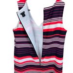 Ann Taylor Colorful Striped Sleeveless V-Neck Above Knee Light Lined Dress 14 Photo 3