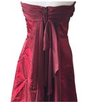 Morgan & Co. by Linda Bernell Red maxi Strapless Dress Size 6 prom Photo 2