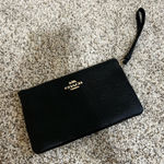 Coach  Black Wristlet Photo 0