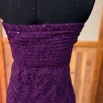 B. Smart Purple lace mini dress Photo 6