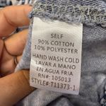 Savanna Jane Women's Blue Acid Wash Denim Ruched Puff Sleeve Crop Top ‎ L Size L Photo 6