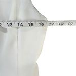 Angel Sanchez Sheath Dress 6 White Black Sequined Sheer Minimalist Renaissance Photo 8