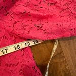 Fate NWT hot pink lace collared top size small Photo 8