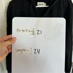 Pact  black organic cotton zip hoodie size medium Photo 5