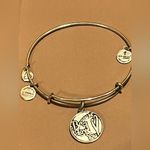 ALEX AND ANI  Charm Bangle Bracelets “Because I Love You” and “Love” Silver tone Photo 7