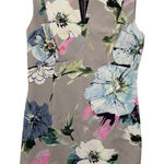 Milly  Floral Sleeveless Sheath Dress Size 6 Multicolor Beige Pink‎ Blue Cream Photo 0