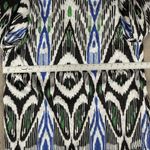 Chico's  Bordered Tassel Ikat Kimono Bohemian Print Cover Up Duster XL‎ Vacation Photo 2