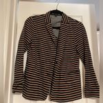 J.Crew Striped Black and Tan Maritime Blazer Photo 1
