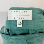 Kendall + Kylie  Women’s Two Pocket Velvet A-Line Skirt Green Size XS EUC Photo 2
