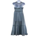 Patrons of Peace Maxi Dress Blue Large Photo 1