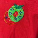 Designer Originals Vintage  Studio Christmas cardigan sweater size large Photo 7