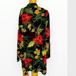 Susan Graver  Tropical Print Crinkle Coverup XL Photo 6