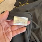 Poet Maxi Dress Womens Large Black Gold Haiku Koi Fish Print Photo 12