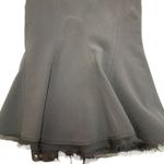 T Tahari Womens Midi Skirt Bramble Ruffle Hem Tulle Trim Career Black Size 4 Photo 9