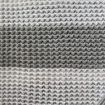 American Eagle white and gray striped knit  sweater Photo 5