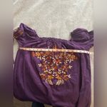 Free People  Women's Fleur De Jour Cotton Embroidered Mini Dress Size S Photo 5