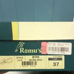 Hells‎ comfort by Romu’s brown Sioux 8170 croc print patent women’s size 37 Photo 1