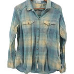 Toad & Co  Plaid Long Sleeve Button Up Shirt Women's Size Large Photo 0