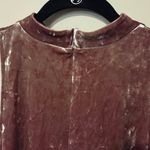 Cynthia Rowley  Brown Sleeveless Crushed Velvet Dress in Warm Brown Size Medium Photo 4