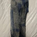 Intermix IMPROVD Exclusively For  Blue Slit Midi Skirt Size Small Photo 0