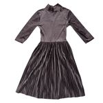 Club L London mauve velvet Pleated A Photo 1