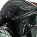 Kenneth Cole Leather Messenger Bag Black Buckles Laptop Briefcase Crossbody Prep Photo 7