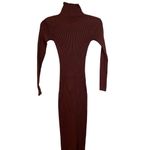 ASTR  the Label Abilene Sweater Dress in Nutmeg Small Womens Knit Bodycon Photo 4