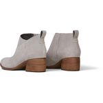 Toms Leilani Ankle Boot Grey Drizzle Suede Size 6 NEW Photo 6