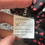 SheIn  | Black & Red Heart Print Tank Crop Top | Size Medium Photo 7