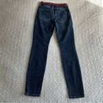 CAbi Button Fly Skinny Jeans Dark Wash Denim Size 2 Photo 3