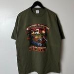 Vintage Y2K Vietnam Vets T Shirt Brown XL Extra Large Graphic Tee Cotton Photo 7