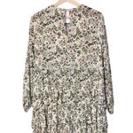 Urban Outfitters UO Floral Rachele Tiered Ruffle Long Sleeve Boho Dress S Photo 2