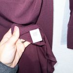 Jaclyn Smith Wine Purple Wrap Maxi Dress Size Large Photo 4