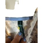 Laura Ashley  White Blue Floral Lace Trim V-Neck Sleep Shirt Women Sz XL Photo 8