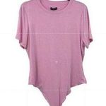 Naked Wardrobe Bodysuit Womens 1X Plus My Kinda Party Top Pink Frosting NWT Photo 0