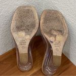 Stuart Weitzman Tia 100 Lucite Wedge PVC Clear Upper/Nude Leather Sandals 7.5B Photo 12
