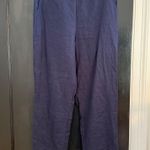 Peck & Peck Navy Blue Linen Pants  Photo 2