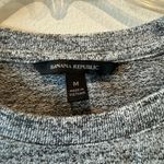 Banana Republic  marled knit gray sleeveless tunic top size medium Photo 2