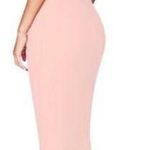Nookie  Hollywood Midi Dress - Blush Size L Photo 1