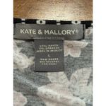 Kate & Mallory Kate & Mallory Boho Mixed Print Top Women’s Large Long Sleeve Floral Polka Dot Photo 5