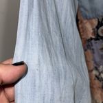 Chico's mixed-print denim long sleeve button up shirt sz 2 retro Western NEW Photo 3