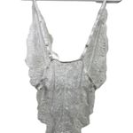 White Lace Teddy Bridal Coquette Romantic Lingerie Angel Valentines Size M Size M Photo 1