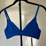 SKIMS ‎ Fits Everybody Triangle Bralette Size L Sapphire NWT Photo 2