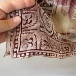 Liz Claiborne Vintage 1995 Women’s 100% Silk Ornate Baroque Style Printed Scarf Photo 4