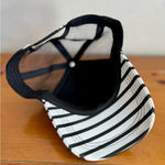 Roxy  Women's Water Come Down Trucker Hat Palm Trees Adjustable Back Striped Bill Photo 4