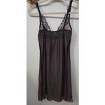 Intimissimi Lace Lined Babydoll Slip Dress Nighty Black Women's sz. S Photo 1