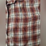 Beach Lunch Lounge Women’s Plaid Button Up Shirt size L Photo 5