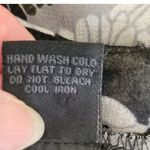 Black White Floral Kimono Fringe Whimsigoth Boho Festival Swim Cover One Size Black Size undefined Photo 5