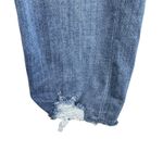 Judy Blue  Cotton Blend JB82175MD Medium Wash Mid Rise Raw Hem Capri Jeans Sz 27 Photo 3